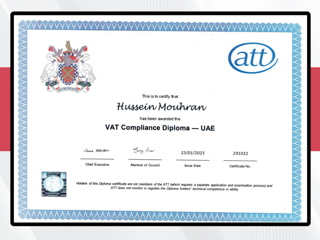 VAT Compliance Diploma — UAE